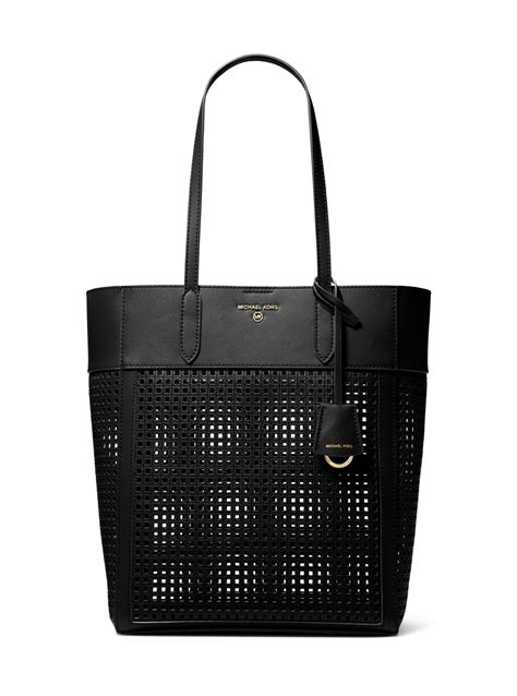 michael kors sinclair large tote|sinclair perforated leather bag.